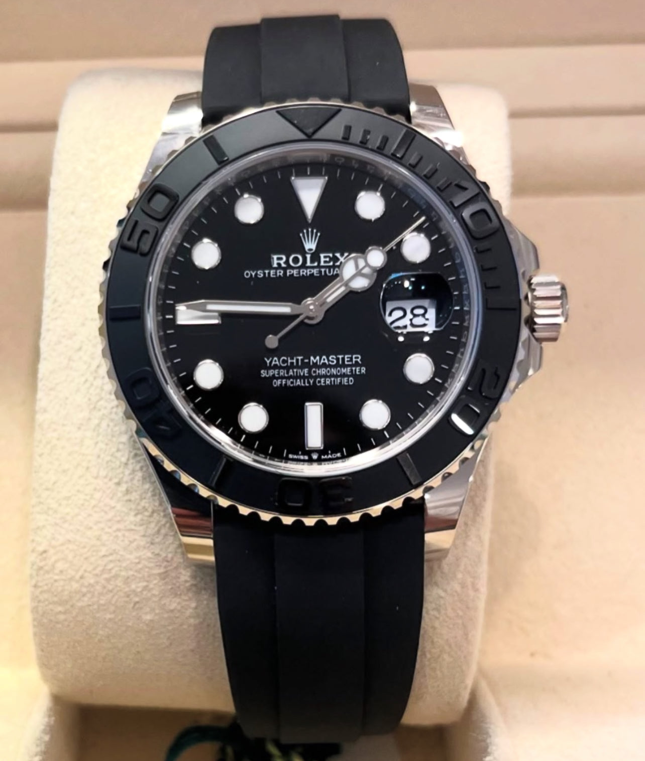ROLEX YACHT-MASTER OYSTERFLEX BLACK