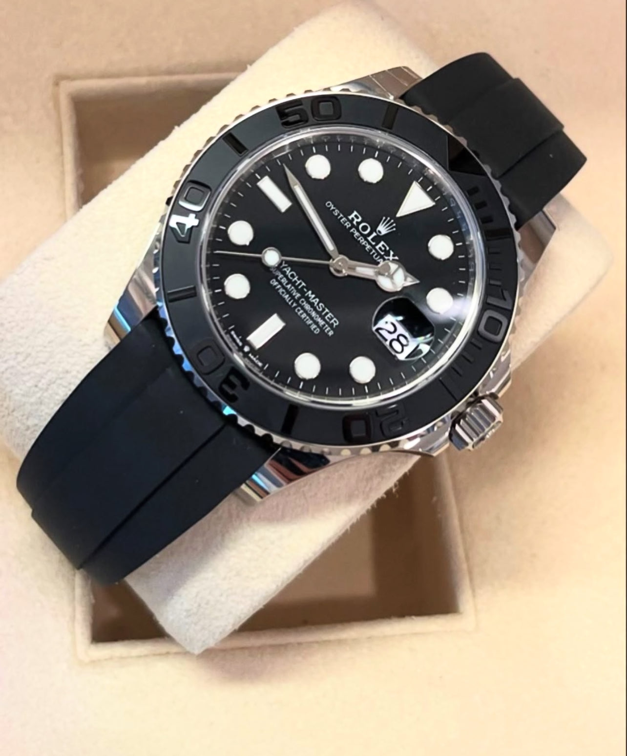 ROLEX YACHT-MASTER OYSTERFLEX BLACK