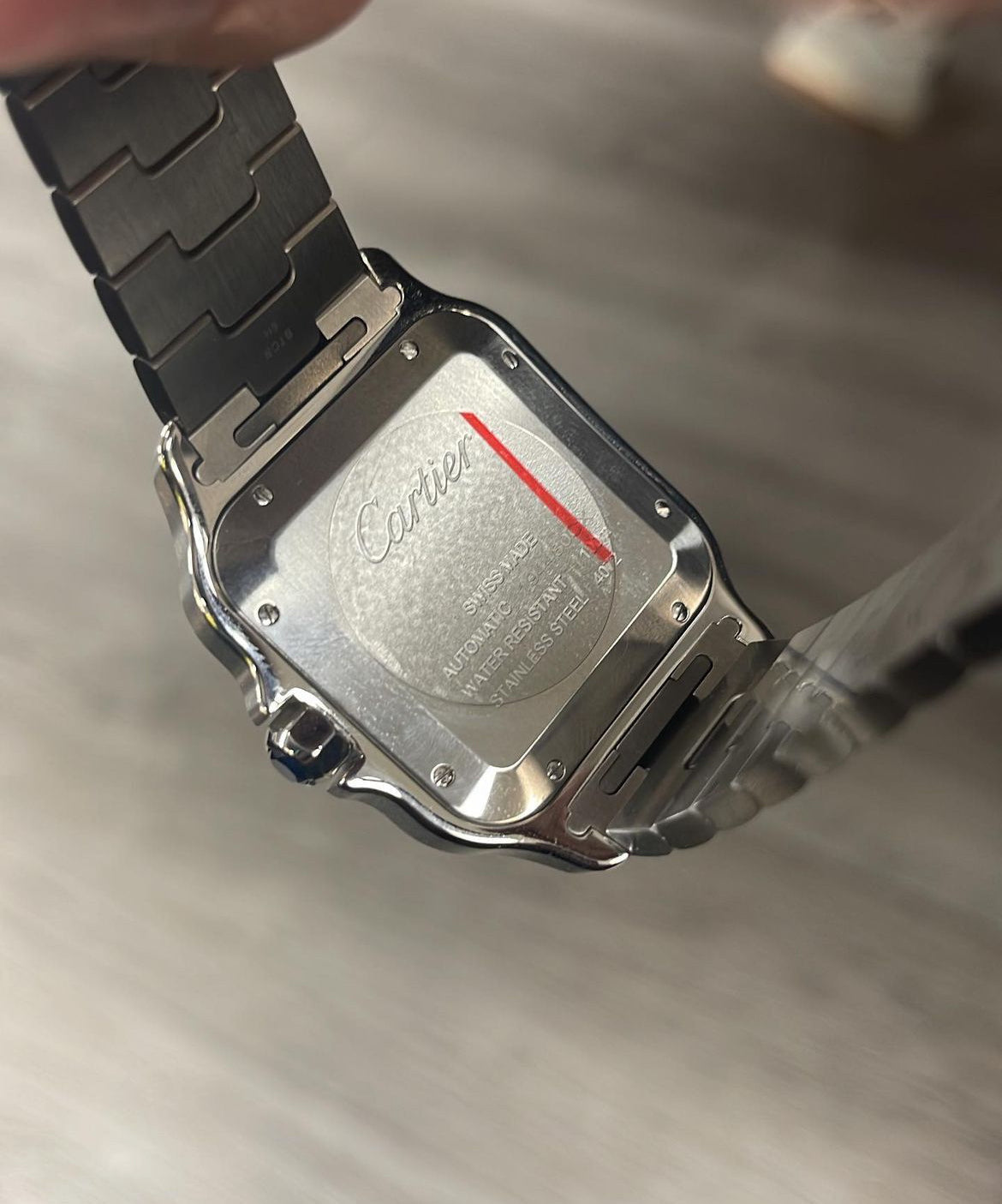 CARTIER SANTOS BLUE DIAL
