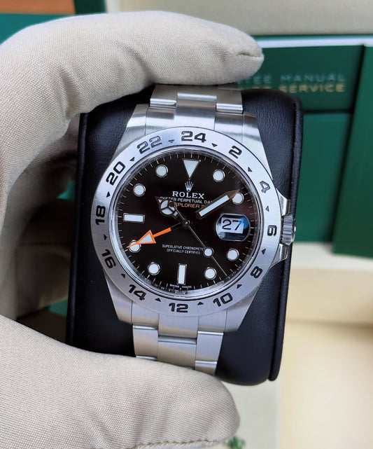 ROLEX EXPLORER II DATE BLACK