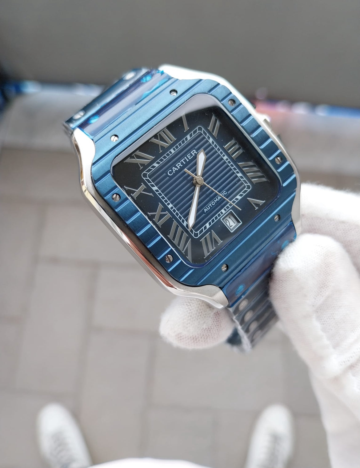 CARTIER SANTOS OCEAN BLU