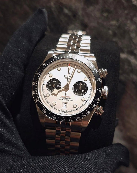 TUDOR BLACK BAY FLAMINGO WHITE