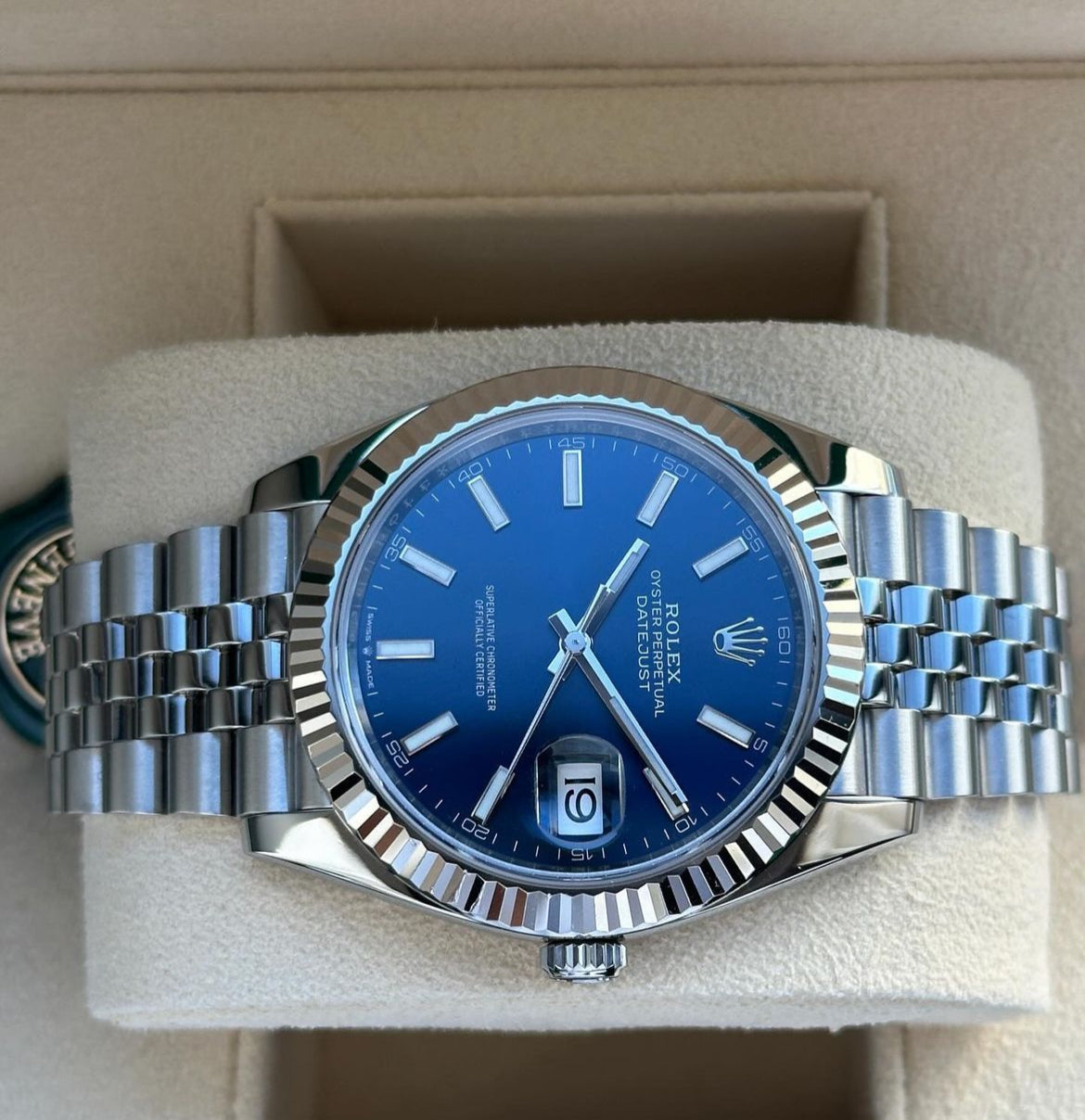 ROLEX DATEJUST JUBILEE BLUE DIAL