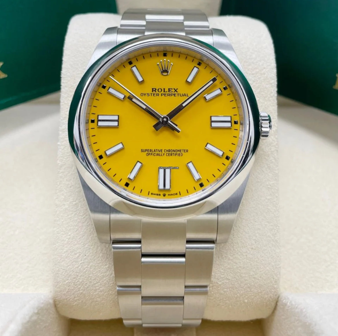 ROLEX OYSTER PERPETUAL YELLOW