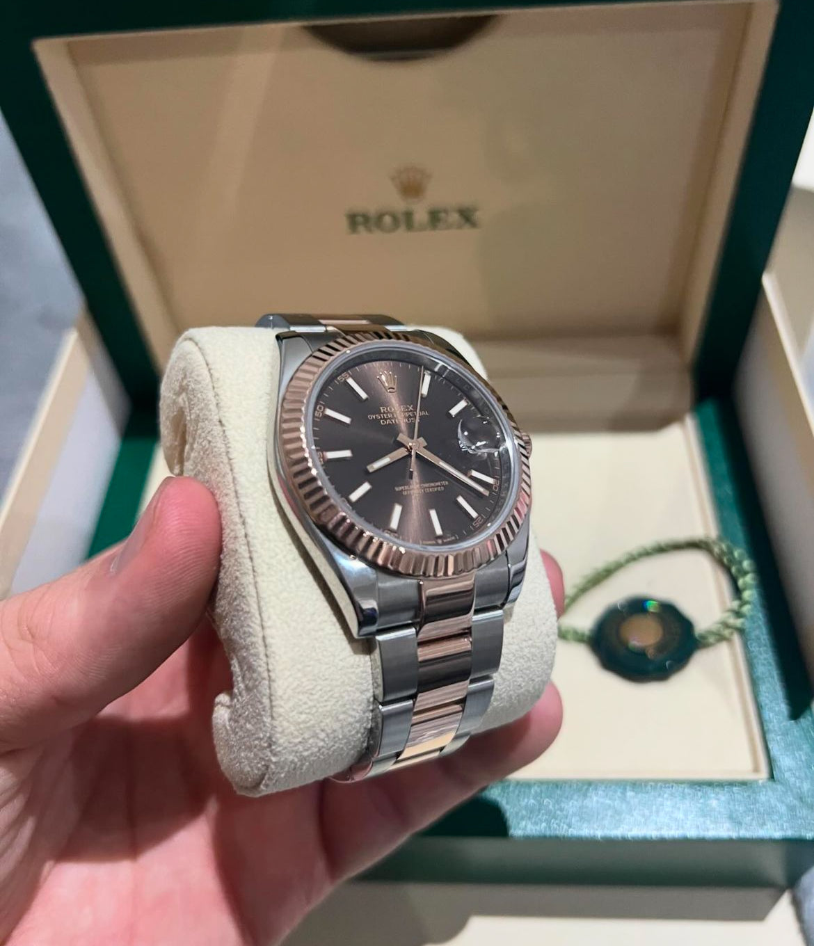 ROLEX DATEJUST OYSTER CHOCOLATE