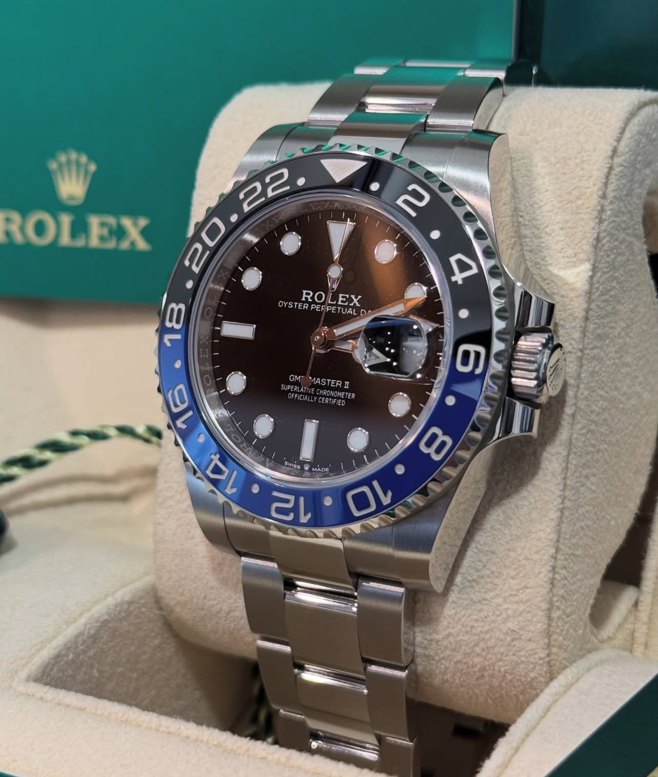 ROLEX GMT MASTER II BATMAN