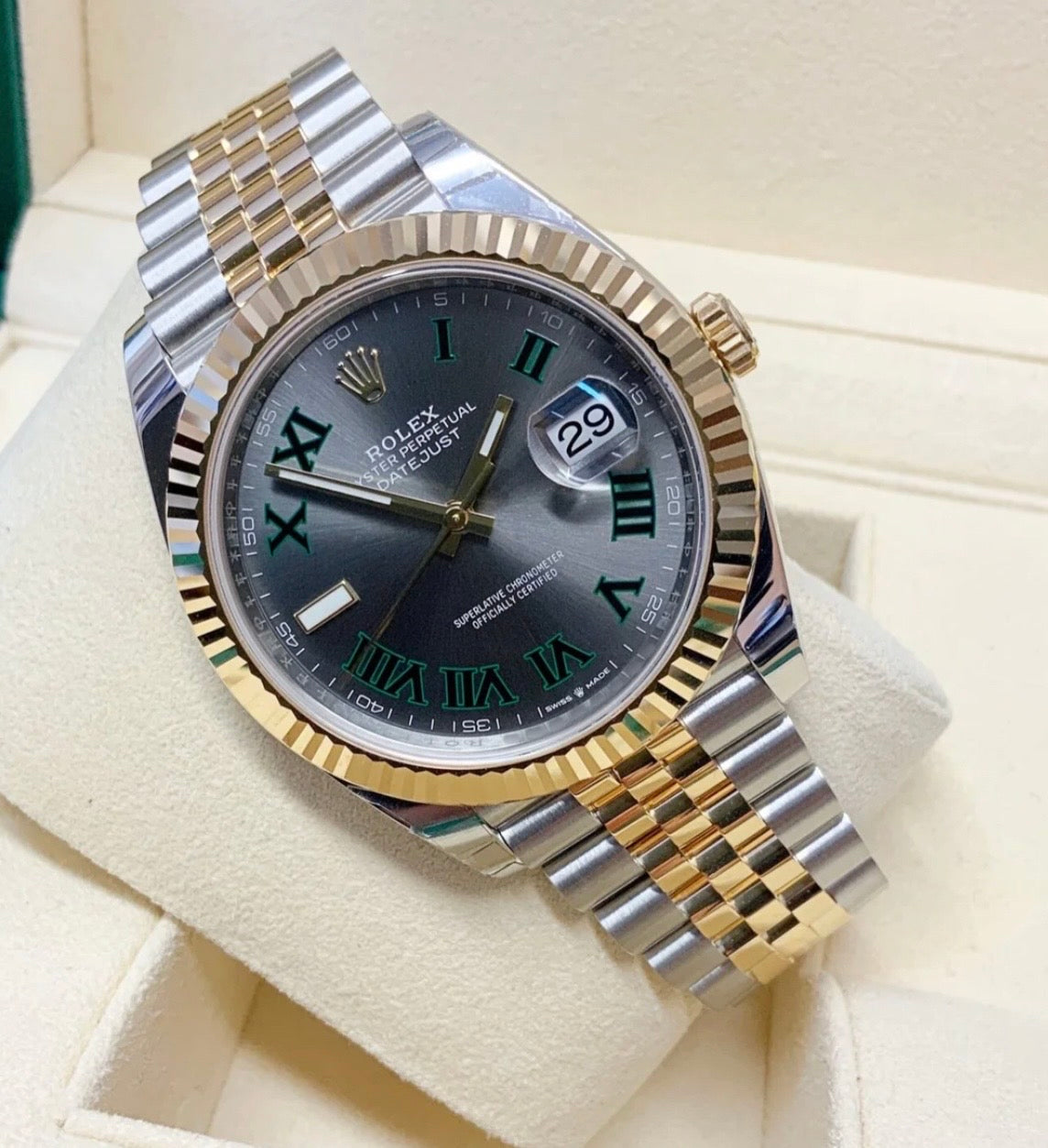 ROLEX DATEJUST JUBILÈE WIMBLEDON BICOLOR