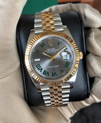 ROLEX DATEJUST JUBILÈE WIMBLEDON BICOLOR