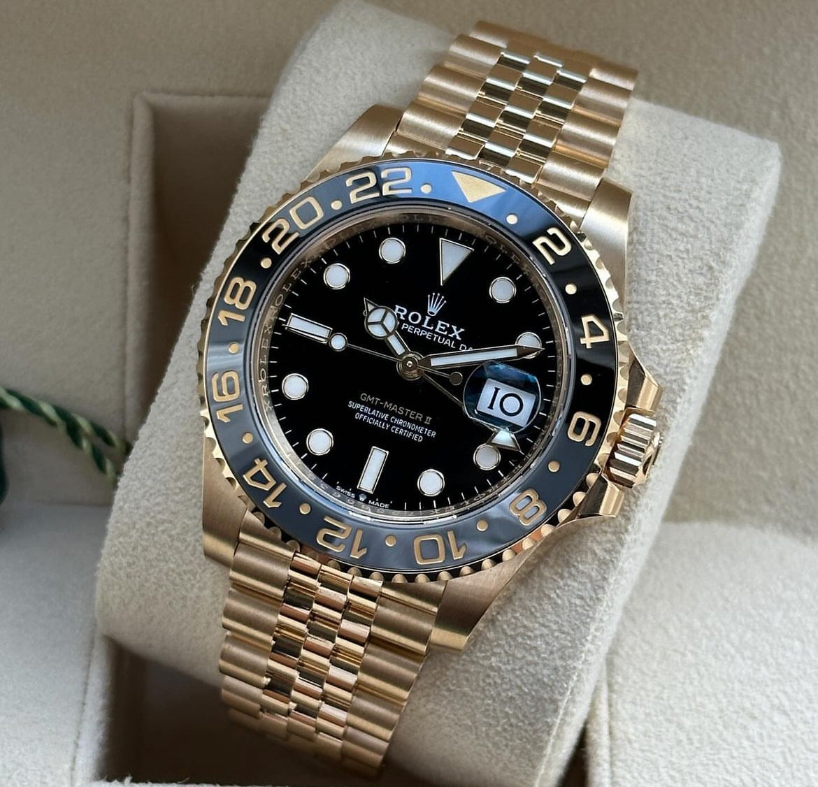 ROLEX GMT MASTER II JUBILEE BLACK & GOLD 2023