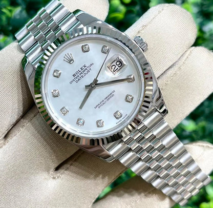 ROLEX DATEJUST JUBILÉE WHITE DIAMOND