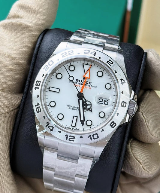 ROLEX EXPLORER II DATE WHITE
