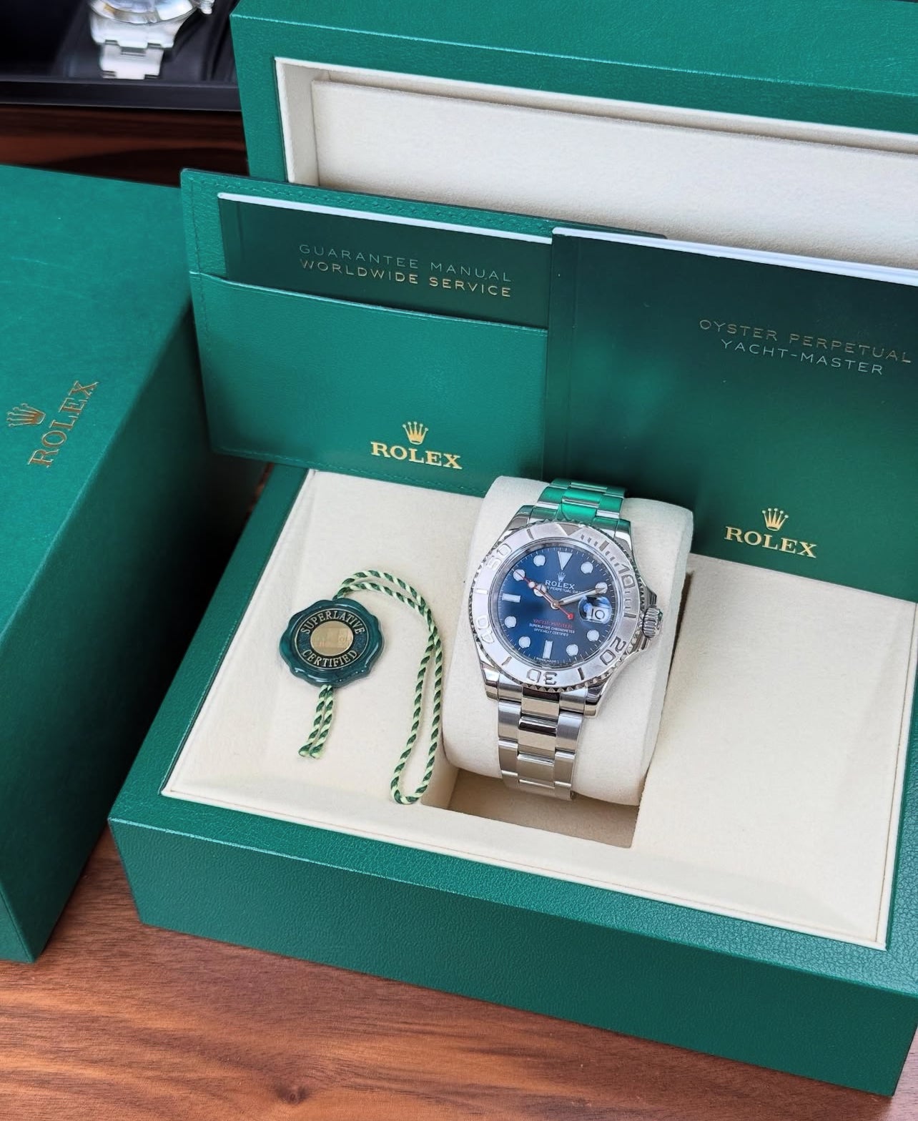 ROLEX YACHT-MASTER BLUE DIAL