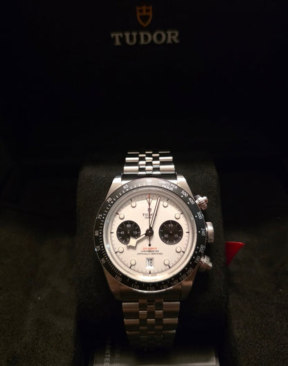 TUDOR BLACK BAY FLAMINGO WHITE