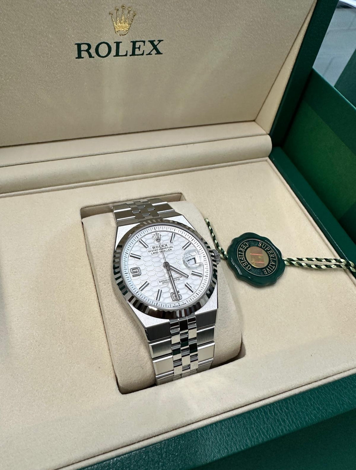 ROLEX LAND DWELLER WHITE