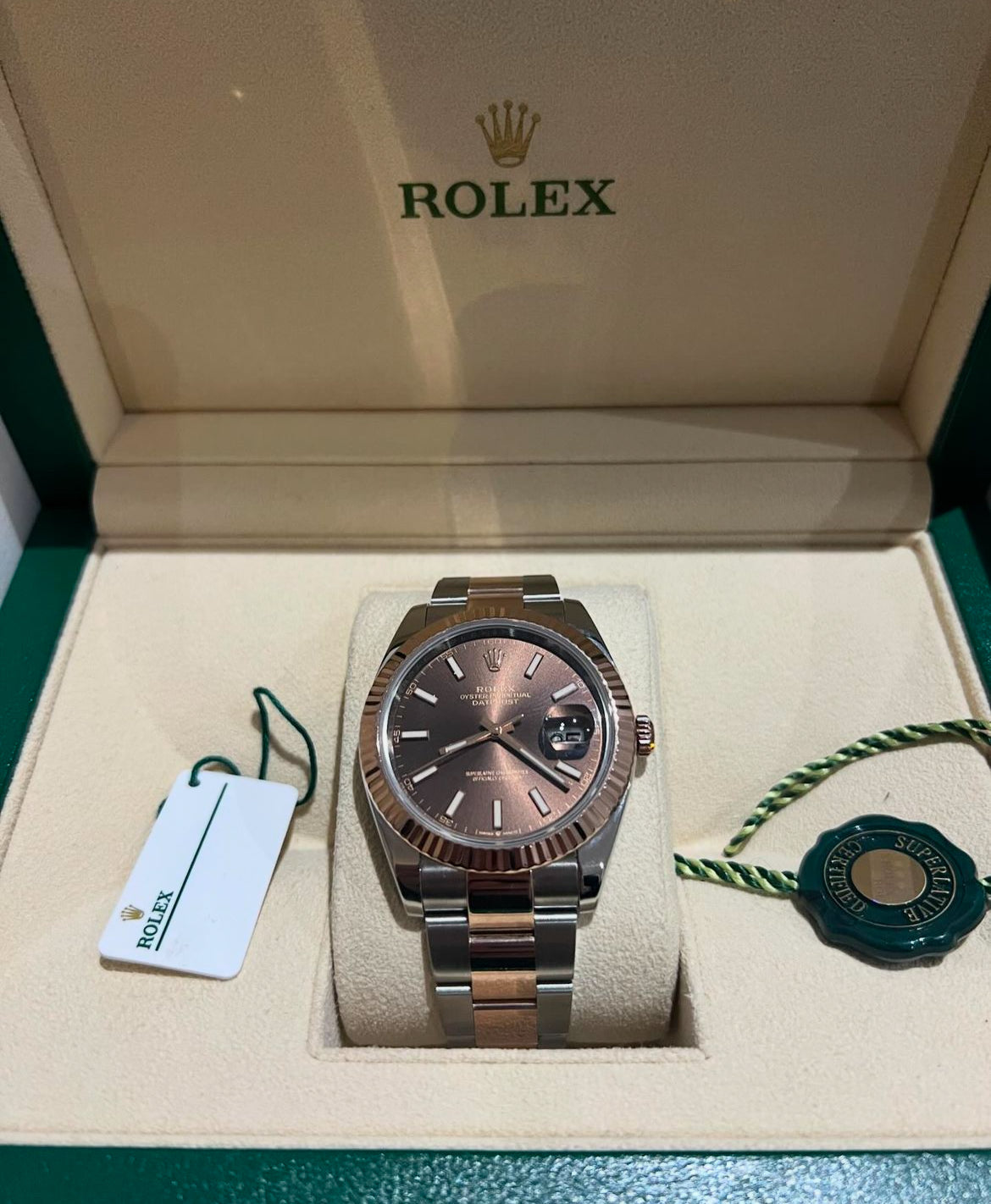 ROLEX DATEJUST OYSTER CHOCOLATE