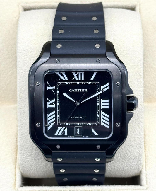 CARTIER SANTOS BLACK LINE