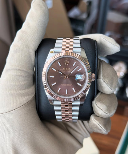 ROLEX DATEJUST JUBILEE "CHOCOLAT"