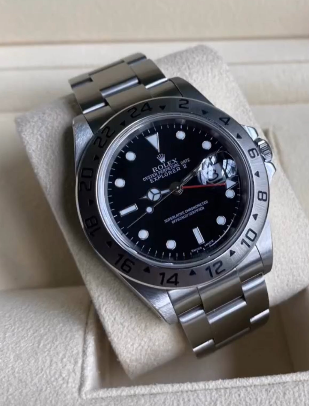 ROLEX EXPLORER II DATE BLACK