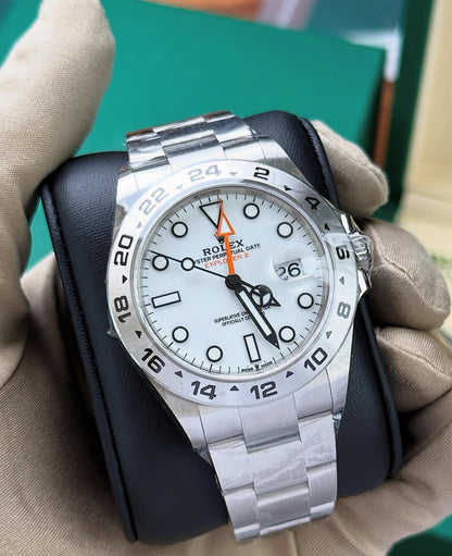 ROLEX EXPLORER II DATE WHITE