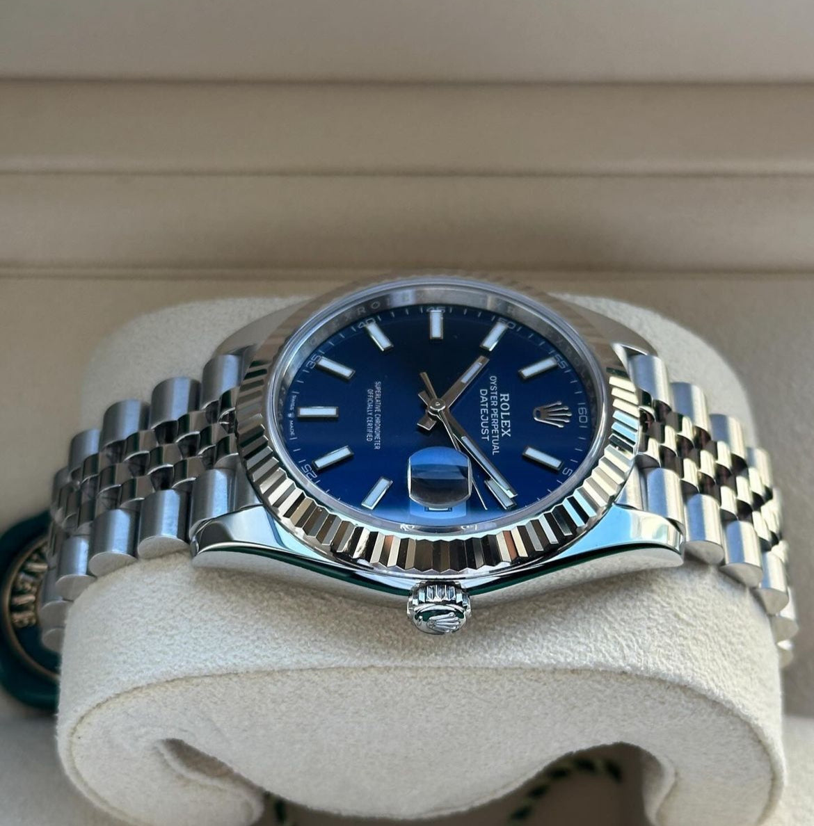 ROLEX DATEJUST JUBILEE BLUE DIAL