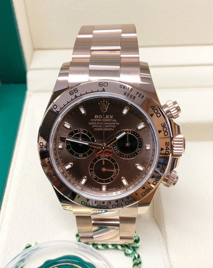 ROLEX DAYTONA EVEROSE GOLD CHOCOLATE