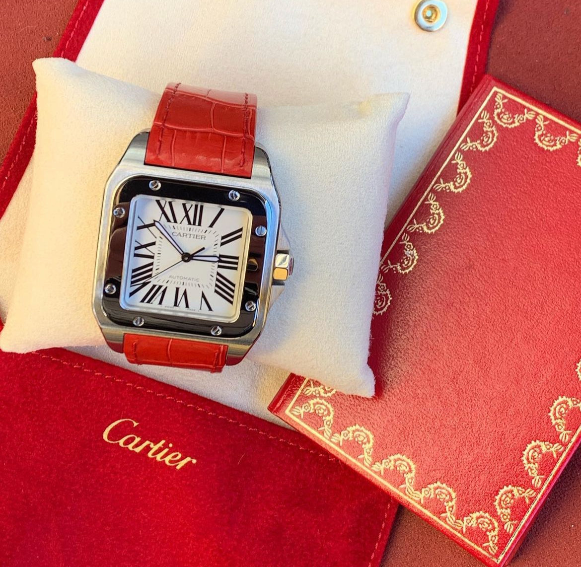 CARTIER SANTOS RED EDITION