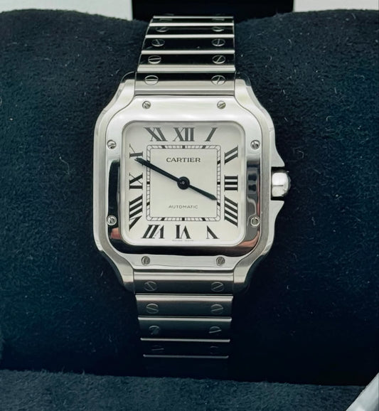 CARTIER SANTOS WHITE DIAL
