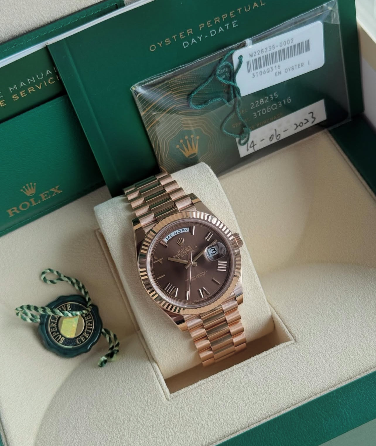 ROLEX DAY-DATE CHOCOLATE