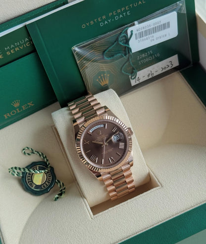 ROLEX DAY-DATE CHOCOLATE