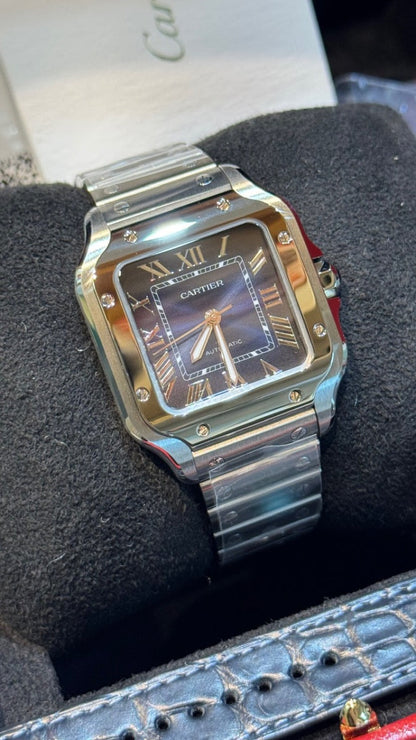 CARTIER SANTOS BLUE DIAL