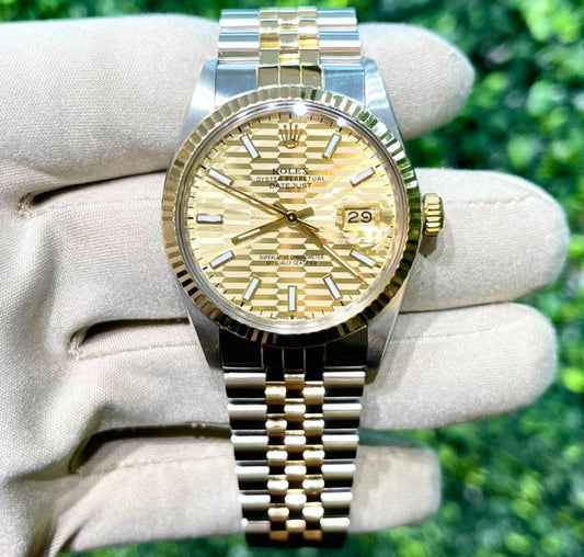 ROLEX DATEJUST JUBILEE STEEL & GOLD