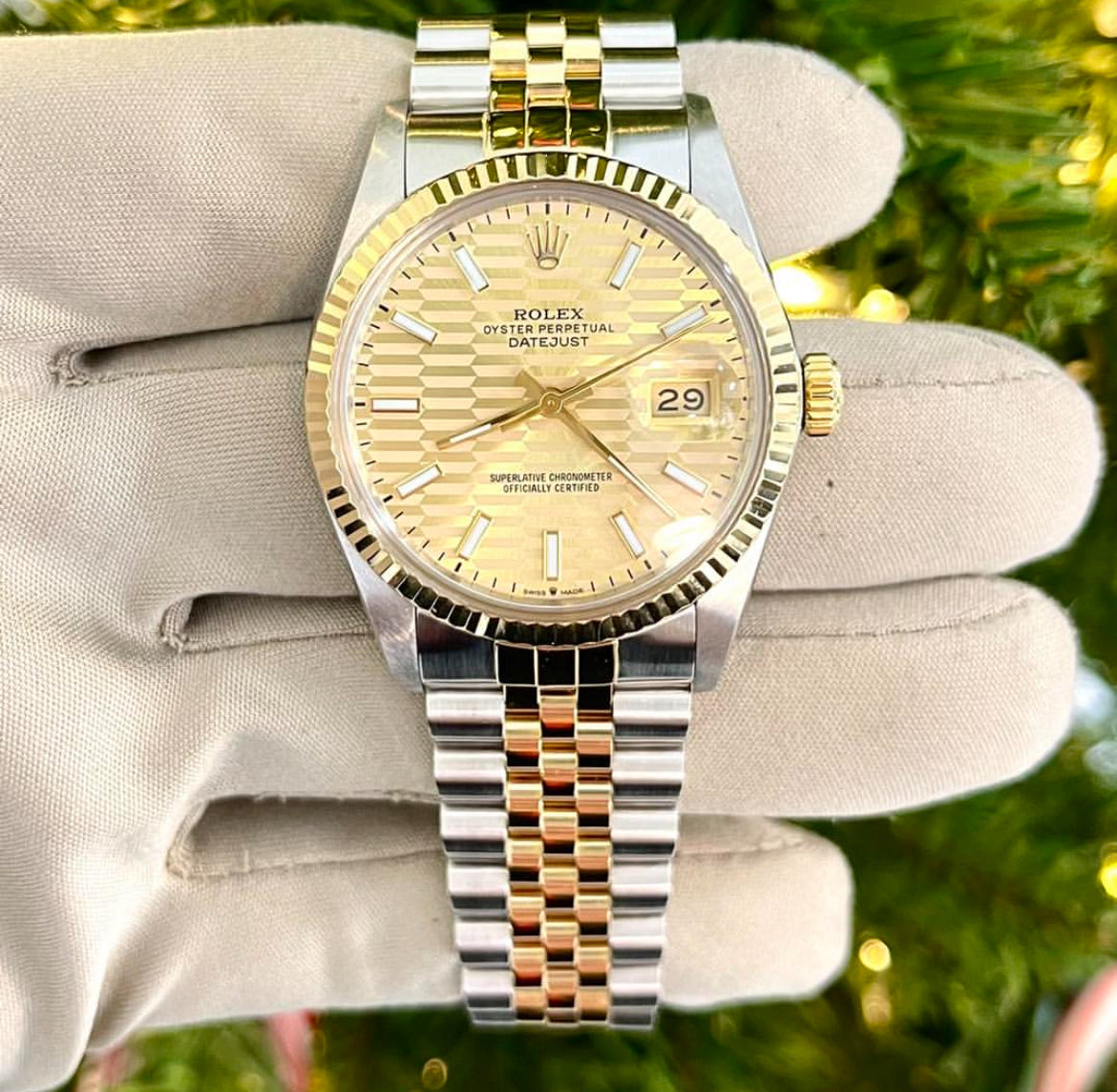 ROLEX DATEJUST JUBILEE STEEL & GOLD