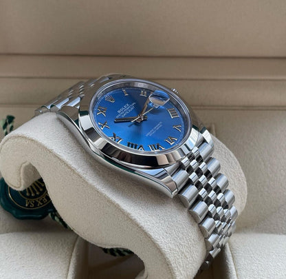 ROLEX DATEJUST JUBILEE OCEAN BLU ROMAN