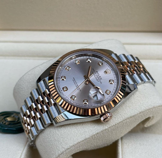 ROLEX DATEJUST JUBILEE GOLD & SILVER DIAMOND