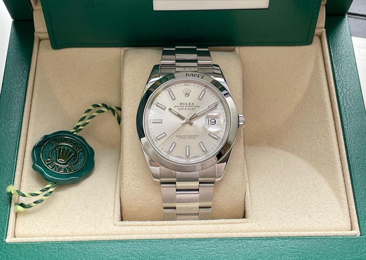 ROLEX DATEJUST OYSTER SILVER DIAL