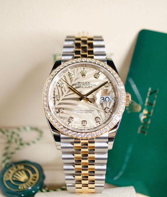 ROLEX DATEJUST JUBILEE BEZEL DIAMOND